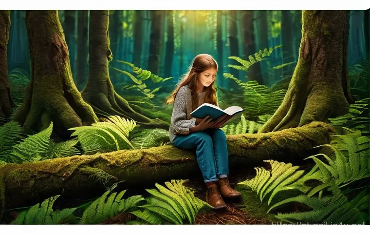 네일 랩과 젤 네일의 차이 - **Prompt 1: Enchanted Forest Reading Nook**
A young woman with long, flowing brown hair, wearing...